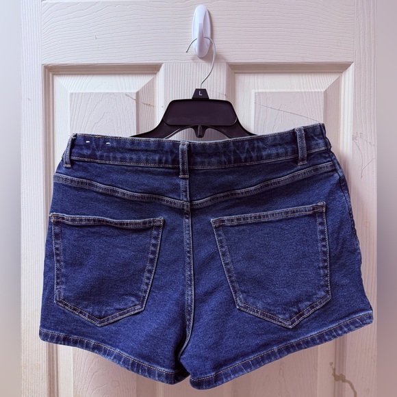 💙 Pull&Bear Denim Mini Skort - Picture 5 of 5